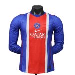 Paris Saint Germain Maillot Domicile Manches Longues 26/27 - Version Player