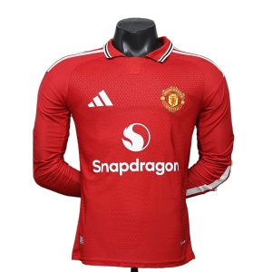 MANCHESTER UNITED FC DOMICILE Manchester United Maillot Domicile 25/26 Manches Longues - Version Player