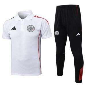 Ajax Ensemble Polo Survêtement 25/26 - Blanc