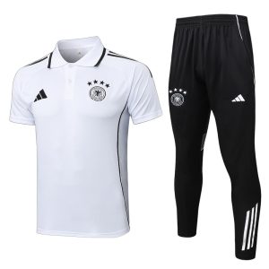 Allemagne Ensemble Polo Survêtement 25/26 - Blanc