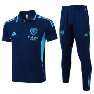 Arsenal Ensemble Polo Survêtement 25/26 - Bleu Royal