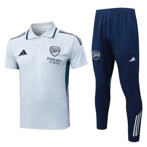 Arsenal Ensemble Polo Survêtement 25/26 - Gris Clair
