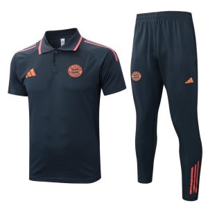 Bayern Munich Ensemble Polo Survêtement 25/26 - Gris Foncé
