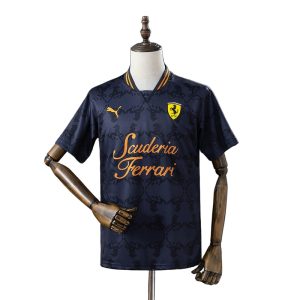 F1 Scuderia Ferrari T-shirt Casual Noir 2026 - Version Player