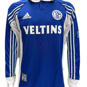 Schalke 04 Maillot Rétro Domicile Manche Longues 98/00