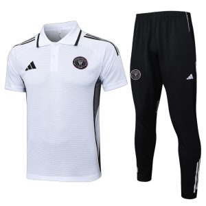 Inter Miami Ensemble Polo Survêtement 25/26 - Blanc