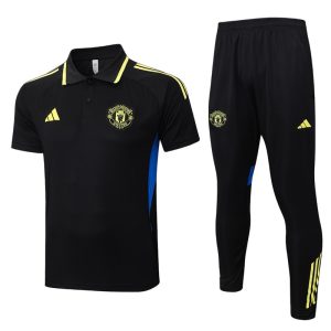 SURVETEMENTS MANCHESTER UNITED FC Manchester United Ensemble Polo Survêtement 25/26 - Noir
