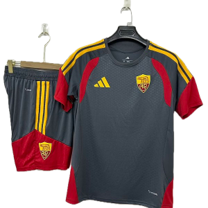 AS Roma Tenue d'Entraînement Noire 26/27 - Enfant/Adulte