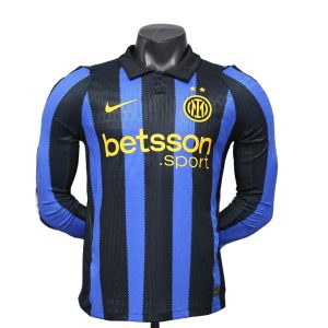 Inter Milan Maillot Domicile Manches Longues 26/27  - Version Player