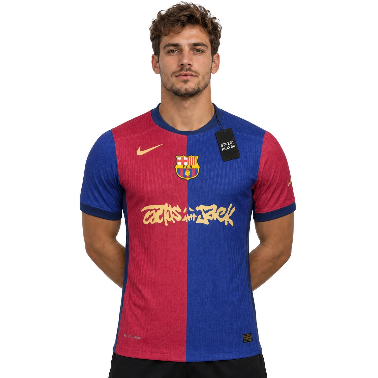 39800 maillot fc barcelone collab travis scott 25 26 version player devant.webp