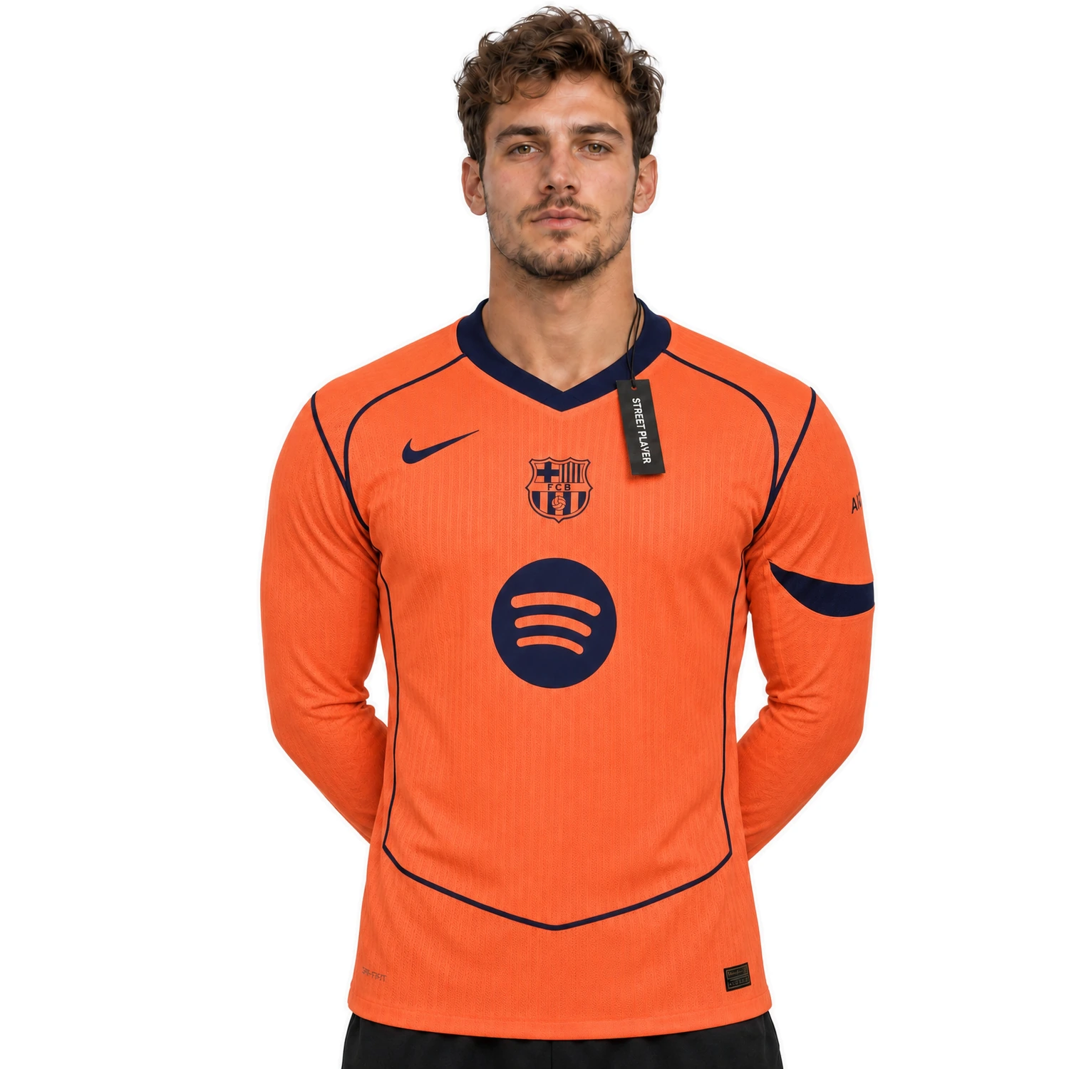 51610 fc barcelone maillot third manche longues 25 26 version player devant.webp