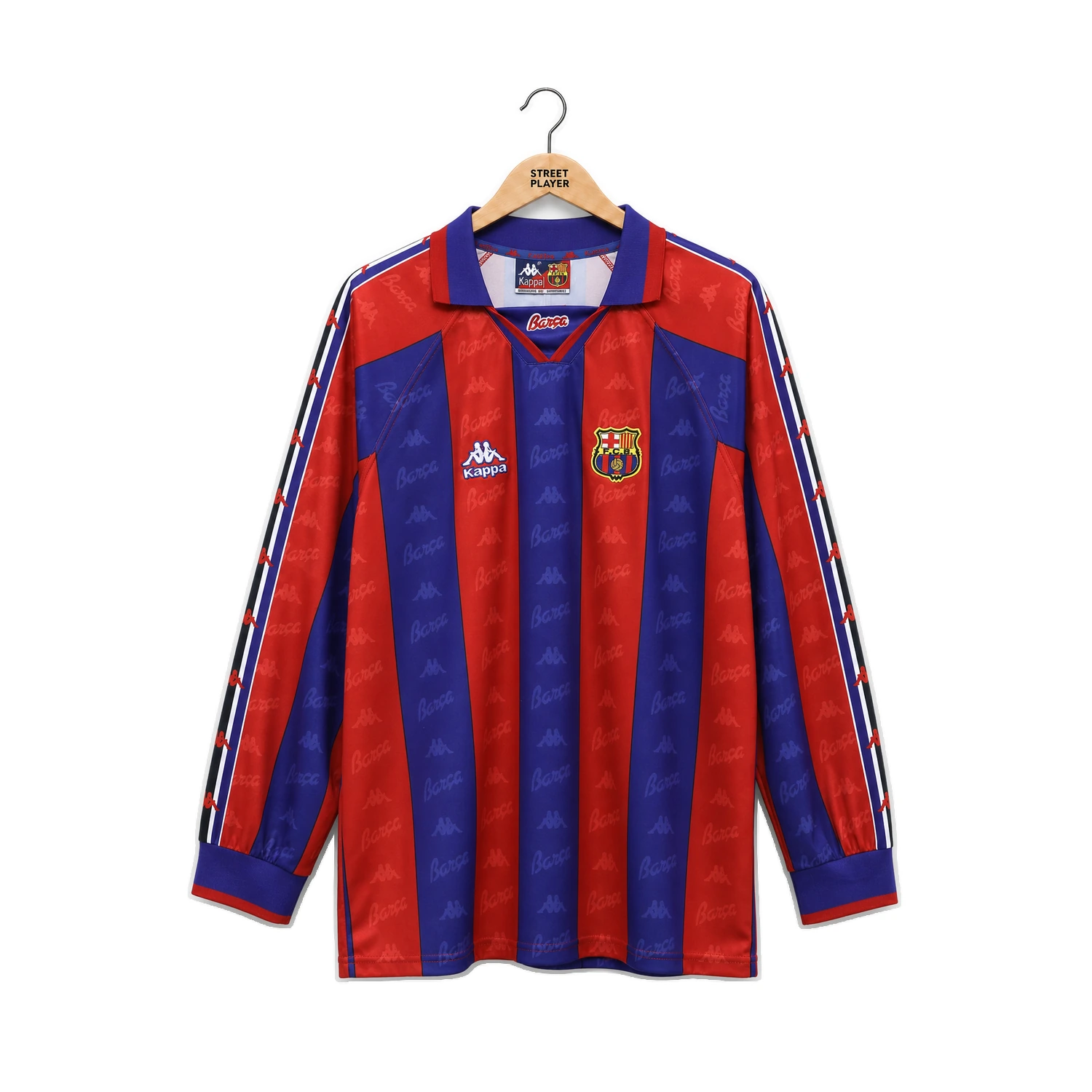 52073 fc barcelone maillot retro domicile manche longues 95 97 devant.webp