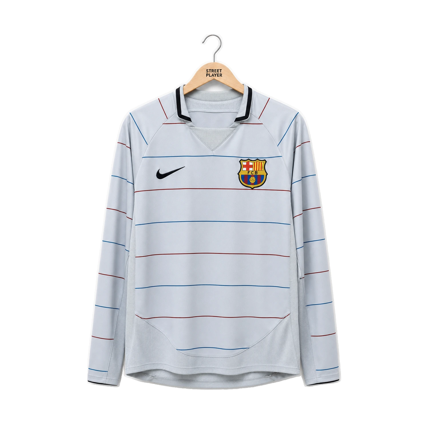 52160 fc barcelone maillot retro exterieur manche longues 03 04 devant.webp