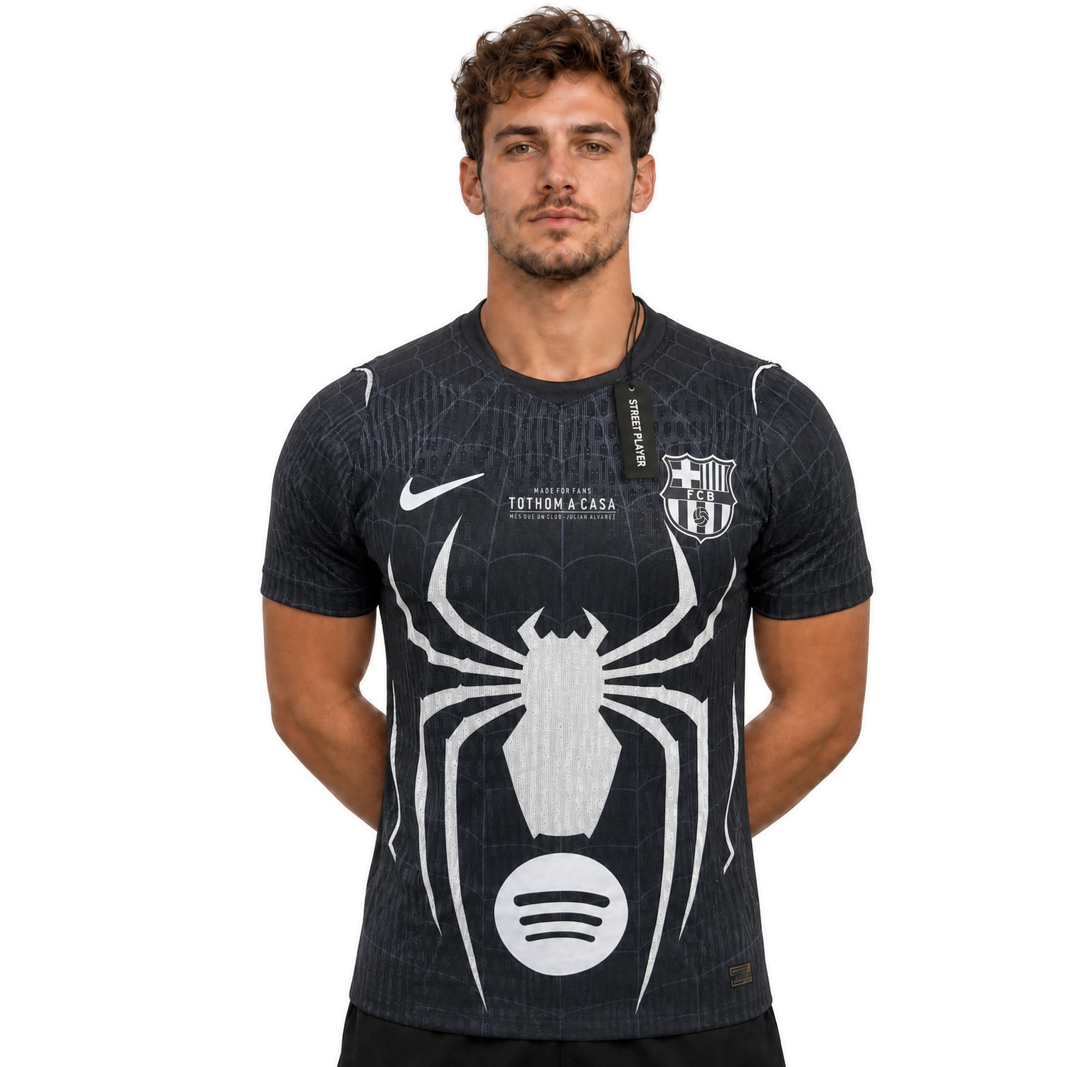 79425 barcelone maillot special spiderman 26 27 version player devant.webp